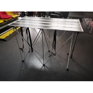 Plywood Aluminum Dj Stand Table Built In Shelf Folds Down Easy Transport