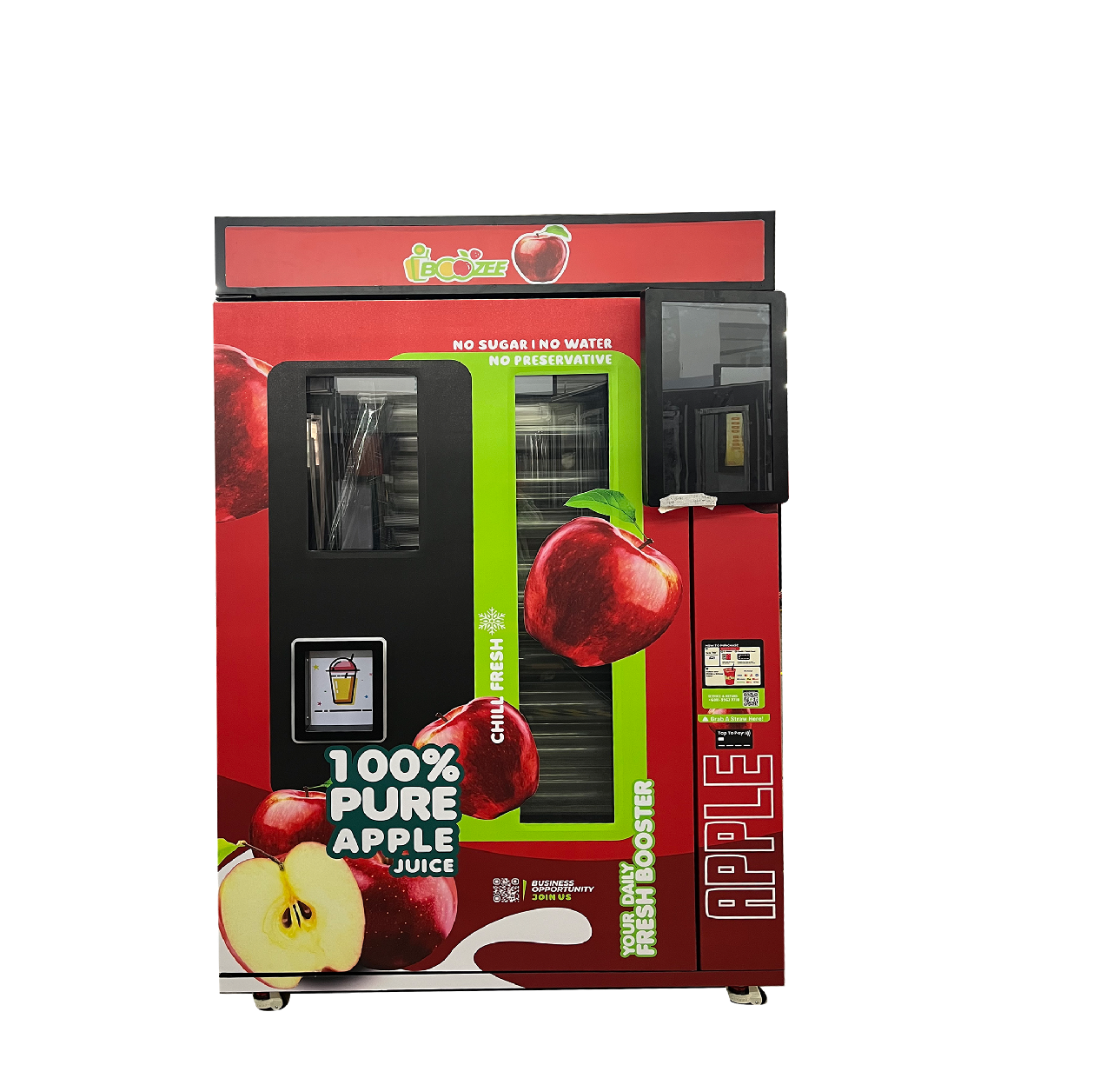 Buy cheap Automatic Self-service Fresh Fruit&apple Tomato Pear Mix Juice Vending Machine Multiple Payment System with Cooling System from wholesalers