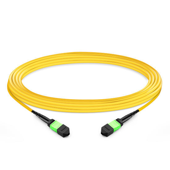 Buy cheap 5m (16ft) 12 Fibers Female to Female MTP Trunk Cable Polarity B LSZH OS2 9/125 Single Mode from wholesalers