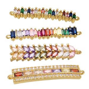Buy cheap OEM DIY Gold Rainbow Zirconia Bracelet Crystal Bracelets And Necklaces product