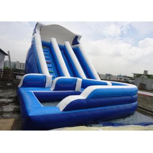 Buy cheap Customize Inflatable Water Slide / Kids Amusement Park 0.55 mm PVC Tarpaulin from wholesalers