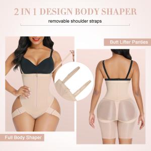 Buy cheap Women's 2022 Design Slimming Tummy Control Thong Shaper with Butt Enhancer and Lifter from wholesalers