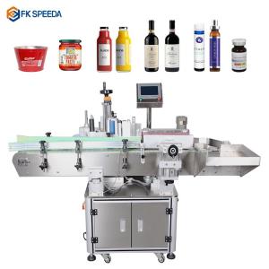 Buy cheap Electric Driven FK-803 Vertical Round Bottle Adhesive Labeling Machine for Square Bottle from wholesalers