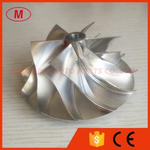 Buy cheap HX40 60.04/83.03mm 6+6 blades high performance turbocharger milling/aluminum 2618/billet compressor wheel from wholesalers
