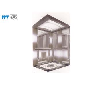 China Mirror Design Elevator Cabin Decoration for Modern Commercial Elevator on sale