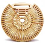 Buy cheap Factory wholesale fashion beach bamboo handbags, 20cm round hand bamboo bag, shoulder bamboo bags from wholesalers