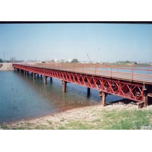 Buy cheap 60m Compact Bailey Bridge Great Stability And Long Fatigue Life from wholesalers