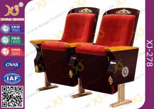 Buy cheap Vintage Fixed Legs Church Hall Chairs With Handmade Religion Carving Pattern product