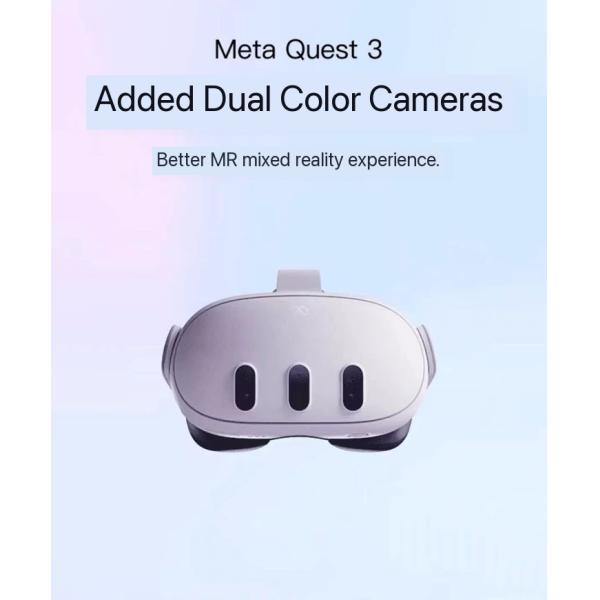 Quest 3 Virtual Reality Headset All in One 3D VR Glasses 8GB RAM With 128G 512G Support XR2 VR