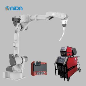 Buy cheap 2000mm 6-Axis Industrial Robot Arm For Precision Arc Welding Applications from wholesalers