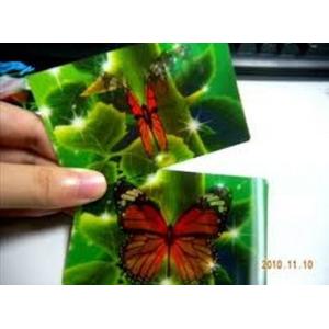 Buy cheap PLASTIC LENTICULAR Customized Design Lenticular 3d plastic cards flip art cards for promotional gift from wholesalers