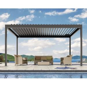 Buy cheap Customized Pavilion Louvered Pergola Electric Waterproof Aluminium Gazebo from wholesalers