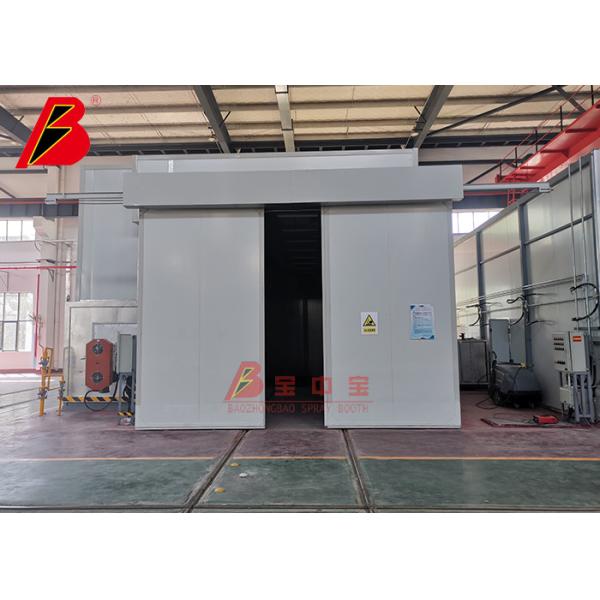 Quality Big Air Cooling 10um Large Industrial Automotive Paint Booths for sale