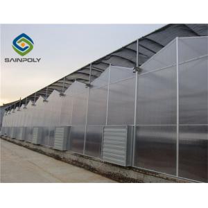 Buy cheap Hollow 120km/H PC Sheet Greenhouse Hot Galvanized Steel Frame from wholesalers