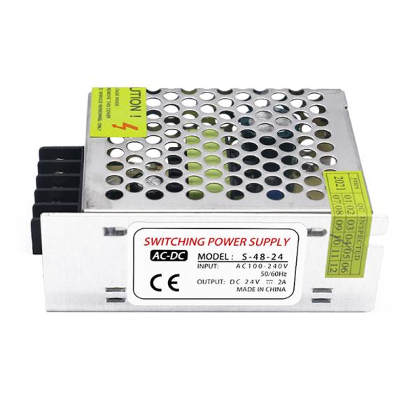 Quality Aluminum Case Switch Power Supply 110V 220V AC To DC 24V 2A 48W for sale