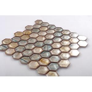 Buy cheap Latest Agglomerate Mosaic Tile with Hexagon Shape from wholesalers