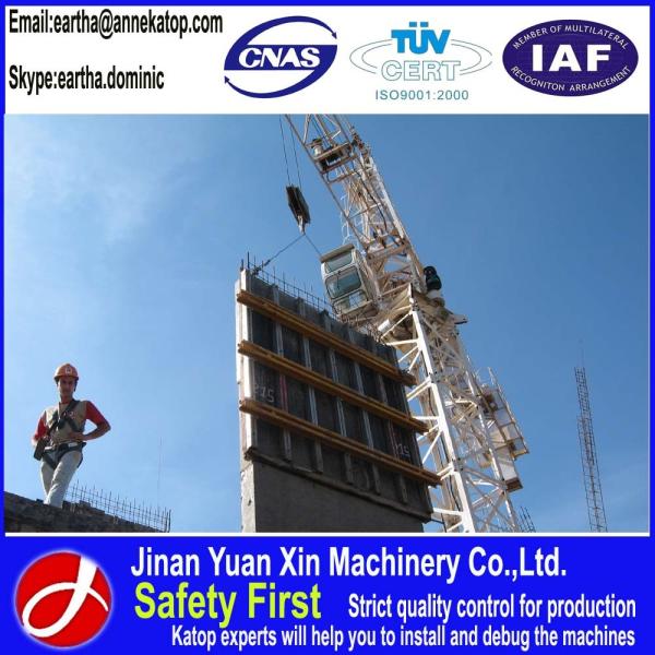 Quality High building tower crane QTZ6010 with 8t lift capacity for sale