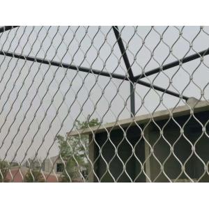 Buy cheap stainless steel zebra enclosure mesh wire rope mesh from wholesalers