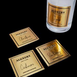 Buy cheap Perfume Bottle Label with Waterproof Self Adhesive and Custom Paper Stamping from wholesalers