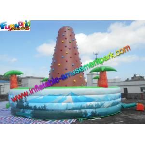 Buy cheap Customized Inflatable Climbing Wall , inflatable rock wall With Jungle from wholesalers