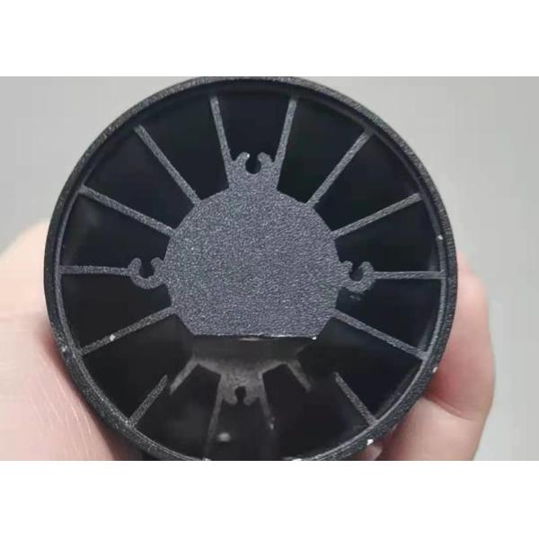 Quality 60mm Dia Aluminum Heatsink Profiles Round LED Enclosure Black Anodized 6063T5 for sale