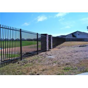 China 1.8 M Height Powder Coated Tubular Fencing Metal Picket Ornamental on sale