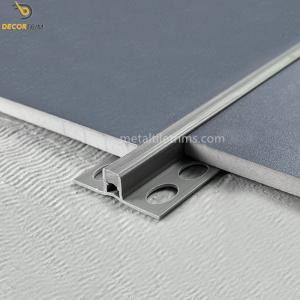 Buy cheap External Edge  Metal Trim Expansion Joint Profile Silver Rubber OEM from wholesalers