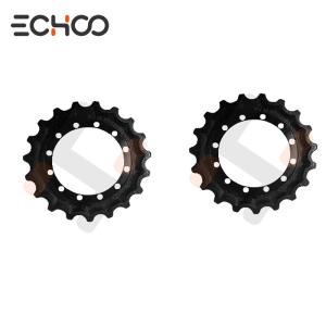 China JCB 8040 Mini Excavator Chain Sprockets Undercarriage Attachments on sale