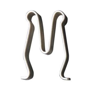 Disc Insulator W Type Wire Spring Clips With Smooth Surface