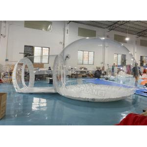 Buy cheap 0.8mm clear PVC Inflatable Bubble Tent with 2m tunnel from wholesalers