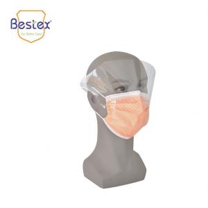 Buy cheap 2.5cm Width Disposable Face Mask With Eye Shield from wholesalers