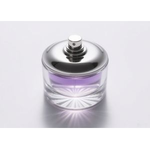 Buy cheap Purple Bulk Custom 100ml Glass Perfume Bottles Blow Molding Technique from wholesalers