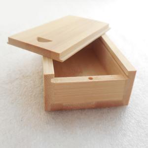 Buy cheap Custom Mini wooden gift box wooden soap box for gift packing Bamboo case for USB from wholesalers