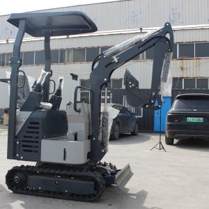 Buy cheap 7.6KW 1 Ton Mini Excavator With New Type Cab Low Noise Operation from wholesalers