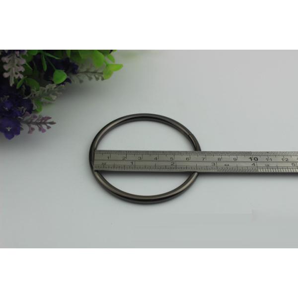 Buy cheap Factory Designing 63 MM Gunmetal Color Bag Hardware Metal Round Rings For Leather from wholesalers