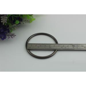 Buy cheap Factory Designing 63 MM Gunmetal Color Bag Hardware Metal Round Rings For Leather from wholesalers