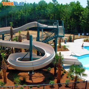 Buy cheap Commercial Spiral Water Slide with Max Capacity >500kg Allowable Passenger >8 and Steel Construction from wholesalers