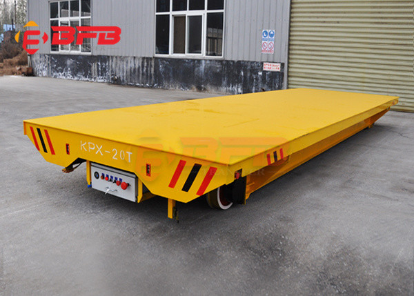 Buy cheap Precast Rails 40T Steel Pallet Material Transfer Carts Battery Powered from wholesalers