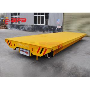 Buy cheap Precast Rails 40T Steel Pallet Material Transfer Carts Battery Powered from wholesalers