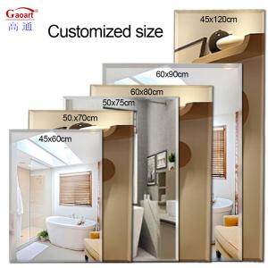 Buy cheap Bevel Glass LED Sticker Full Length Mirror Bath Furniture for Home and Hotel Lighting from wholesalers