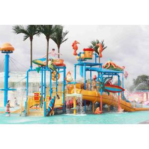 Buy cheap Commerial Kids' Water Park Playground Equipment With Slides , SGS Audited Water Park Equipment Supplier from wholesalers