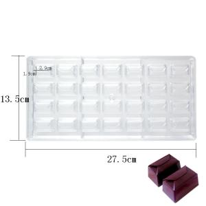 Buy cheap PS DIY Square Shape Chocolate Mould 3D Polycarbonate Customized from wholesalers