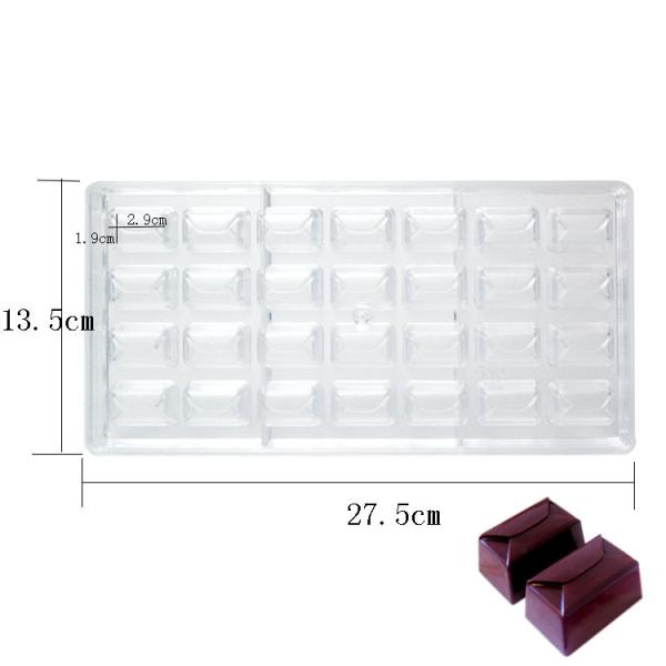 Buy cheap PS DIY Square Shape Chocolate Mould 3D Polycarbonate Customized from wholesalers