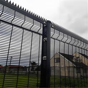 Buy cheap Galvanized High Security Welded Wire Mesh Fence 1.8M Anti Climb Fence With Spike from wholesalers