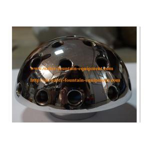 Buy cheap Copper / Brass Chromplated Water Fountain Nozzles Half Dandelion / Ball from wholesalers