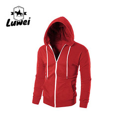 Buy cheap Custom Drawstring Gym Long Sleeve Mens Plain Over Size Sweatshirt Pullover Slim Fit Lightweight Zip-up Sports Hoodie from wholesalers