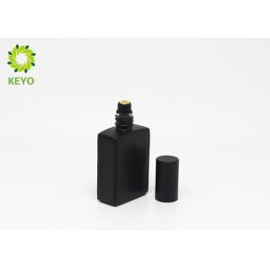 Buy cheap Black Glass Fragrance Bottles / Diffuser Bottles Personalized With Roll Balls from wholesalers