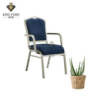 Buy cheap 6cm Seat Stackable Padded Chairs With Arms Environmentally Paint from wholesalers