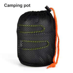 Buy cheap Aluminum Camping Cookware With Lightweight Potand Carry Mesh Bag from wholesalers
