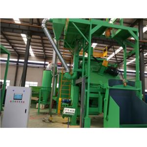 Forging Parts Cleaning Tilting Drum 440V Auto Blasting Machine